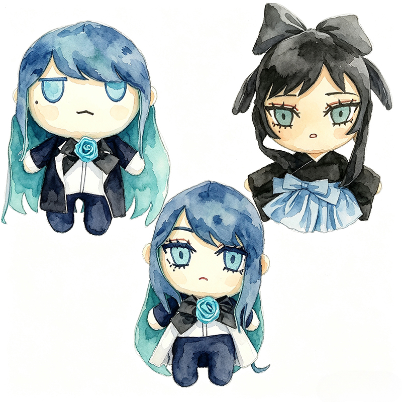 Soft Plush Doll - Ado Hibana Plush Toy Ado Merch