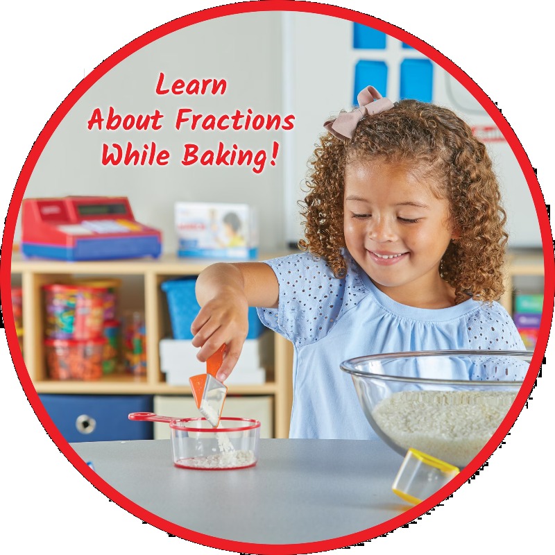 Rainbow Fraction Measuring Cup - Kids Toys Kitchen Set recension och pris