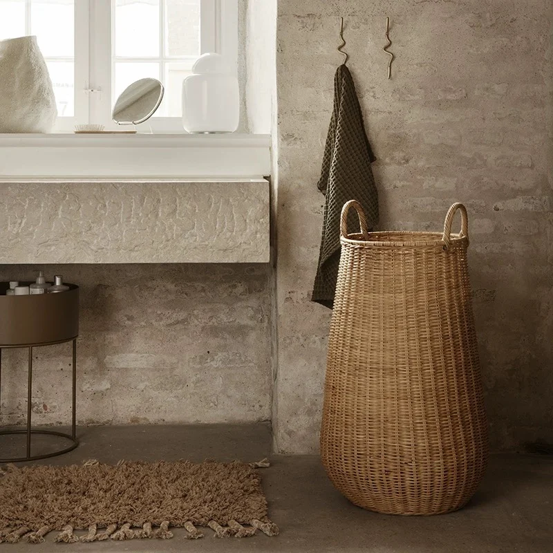 Rattan Storage Basket Large Ca - Kids Yoga Toys recension och pris