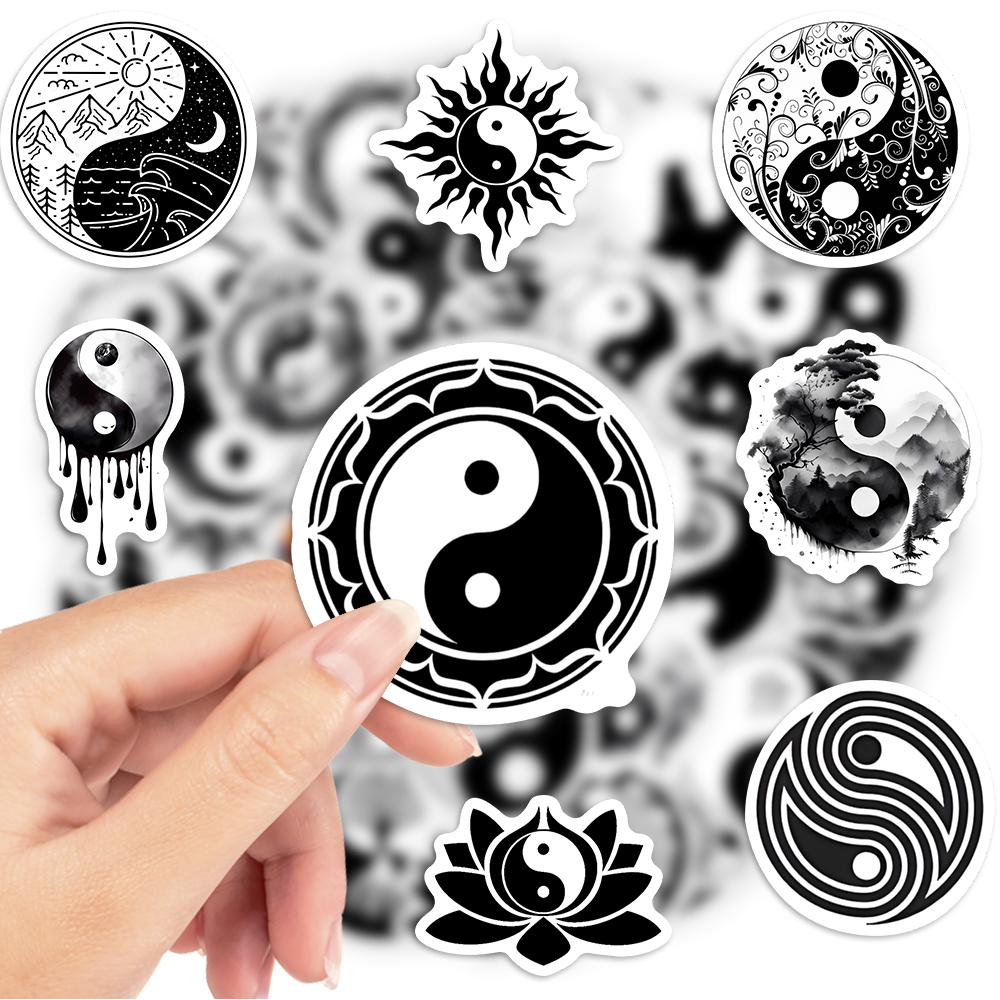 Chinese Yin Yang Stickers Bala - Kids Yoga Toys recension och pris