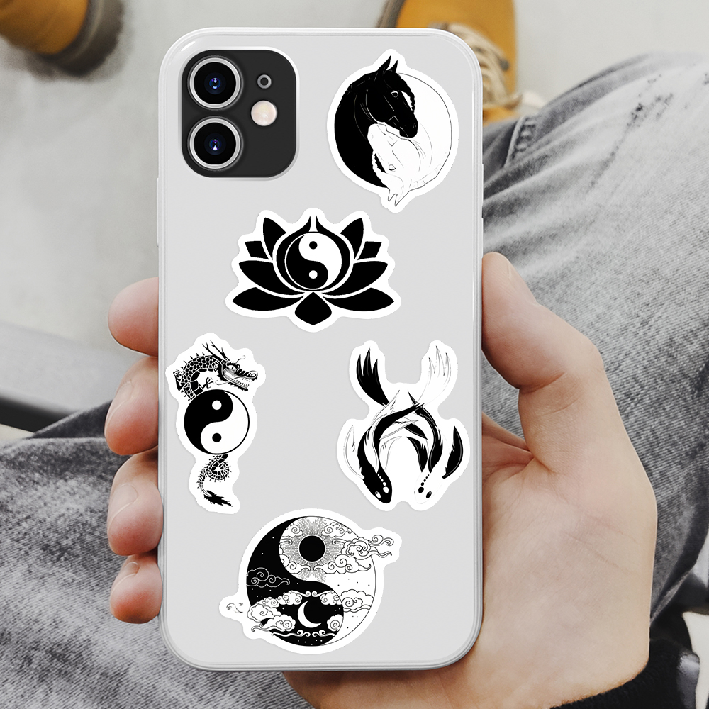 Chinese Yin Yang Stickers Bala - Kids Yoga Toys recension och pris