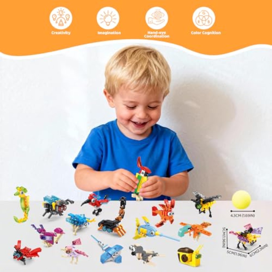 Mini Building Blocks Sets Part - Kids Toys Box recension och pris