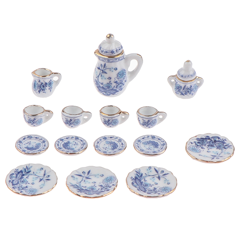 15Pcs 1:12 Miniature Porcelain - Kids Toys Kitchen Set recension och pris