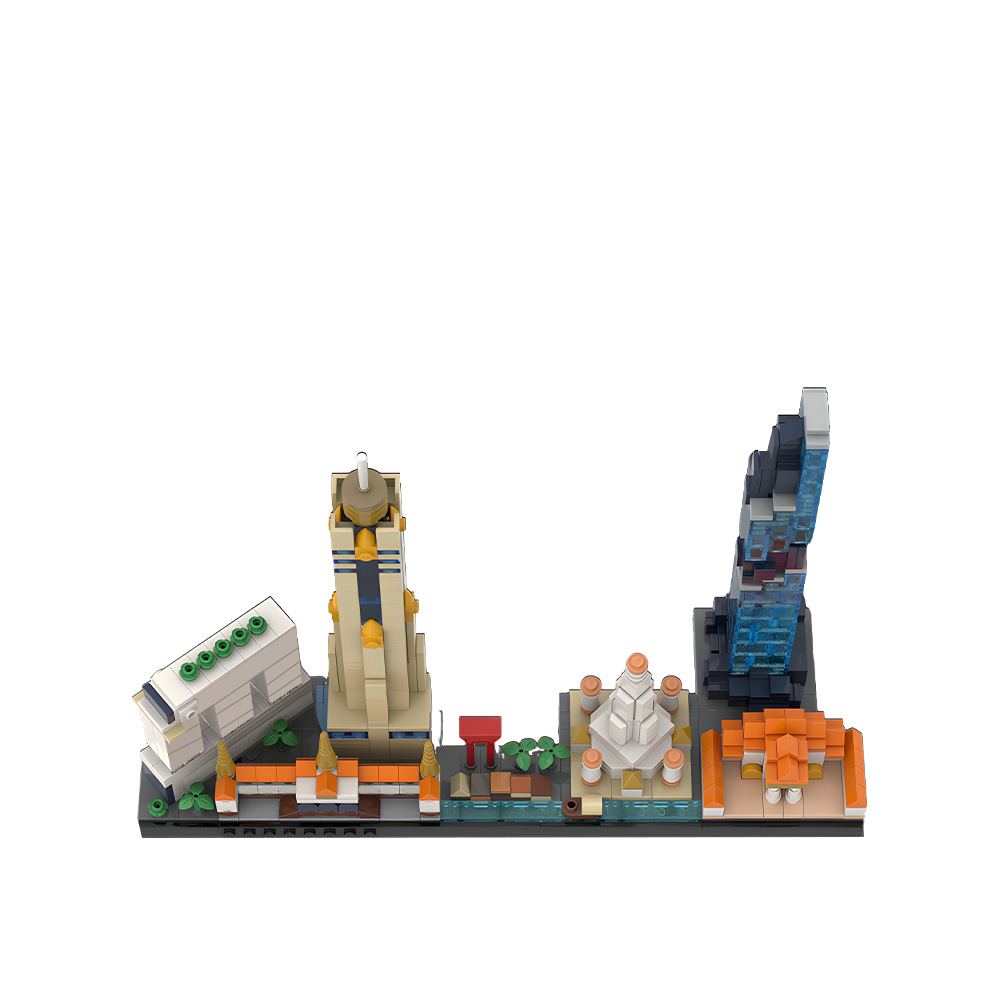 MOC Bangkok Skyline Building B - Kids Toys Bangkok recension och pris