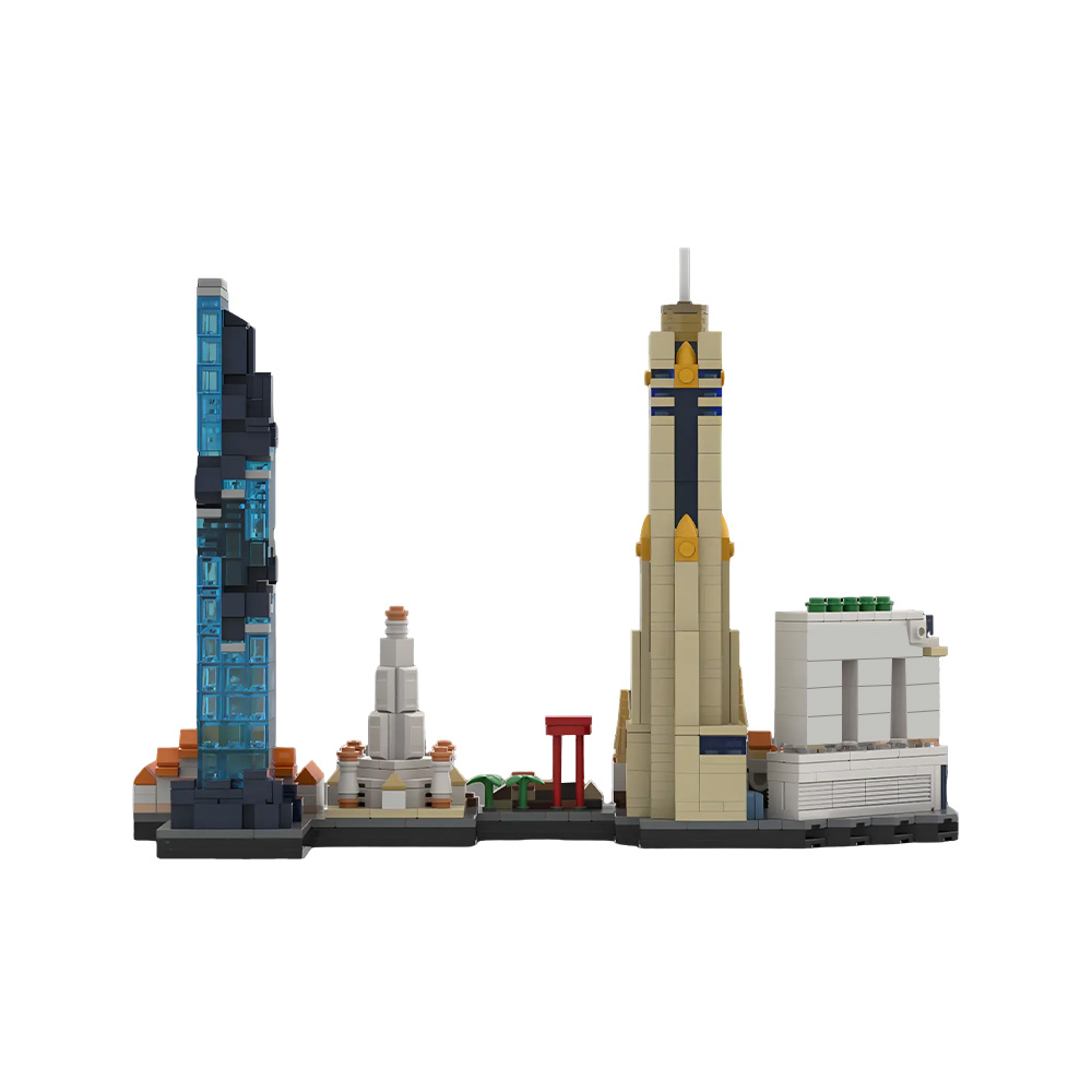 MOC Bangkok Skyline Building B - Kids Toys Bangkok recension och pris