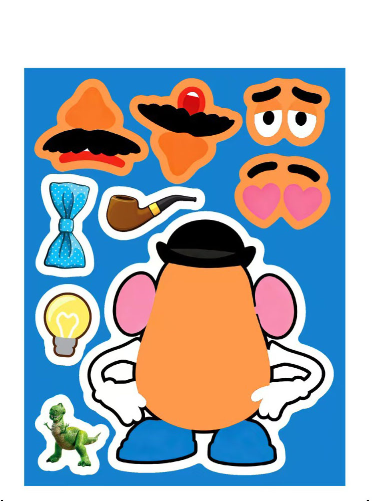 1 box of 8 sheets Make a Face  - Kids Toys Box recension och pris