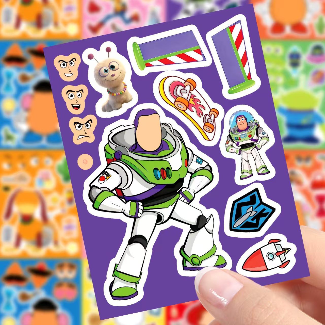 1 box of 8 sheets Make a Face  - Kids Toys Box recension och pris