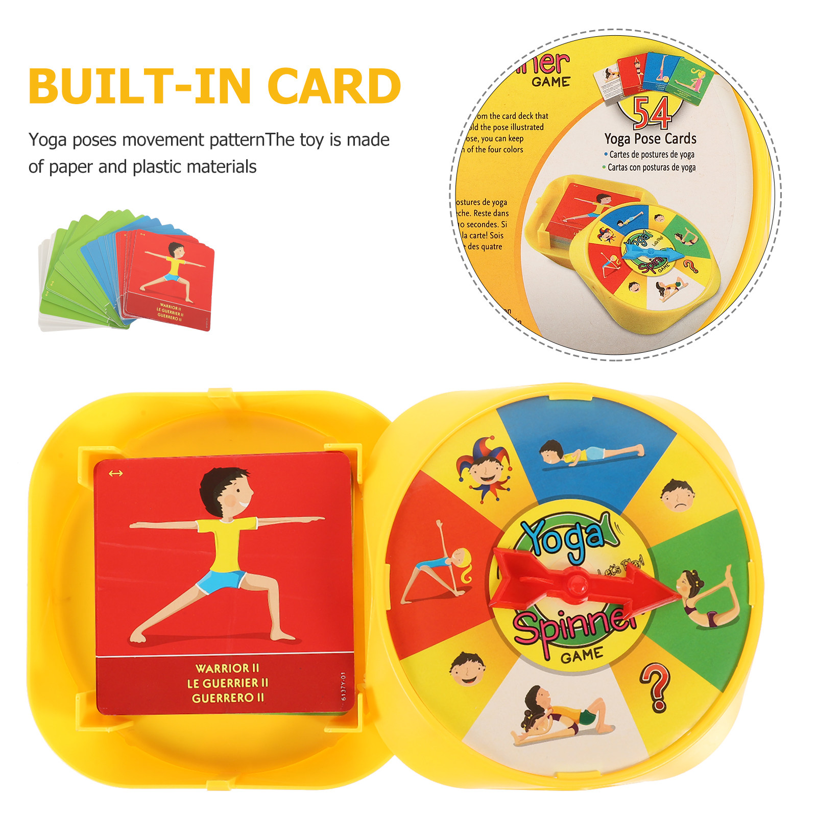 1Set Yoga Interactive Game Fam - Kids Yoga Toys recension och pris