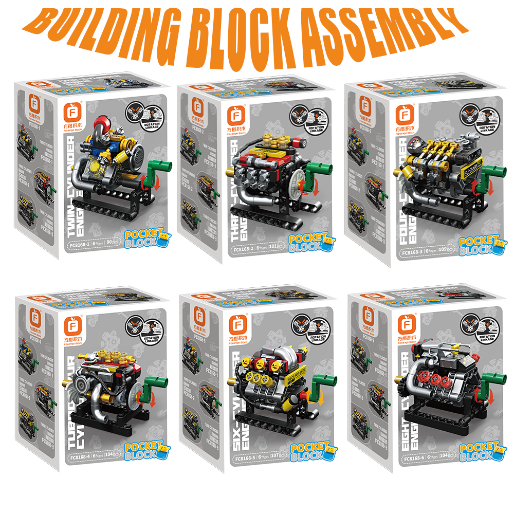 Mini Engine 2/3/4/6/8 Cylinder - Kids Toys Box recension och pris