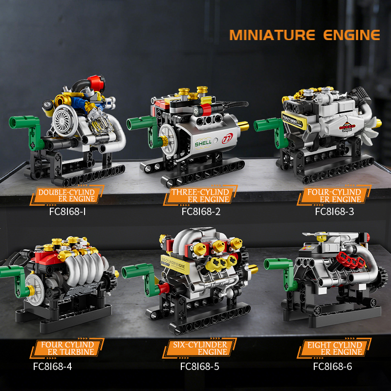 Mini Engine 2/3/4/6/8 Cylinder - Kids Toys Box recension och pris