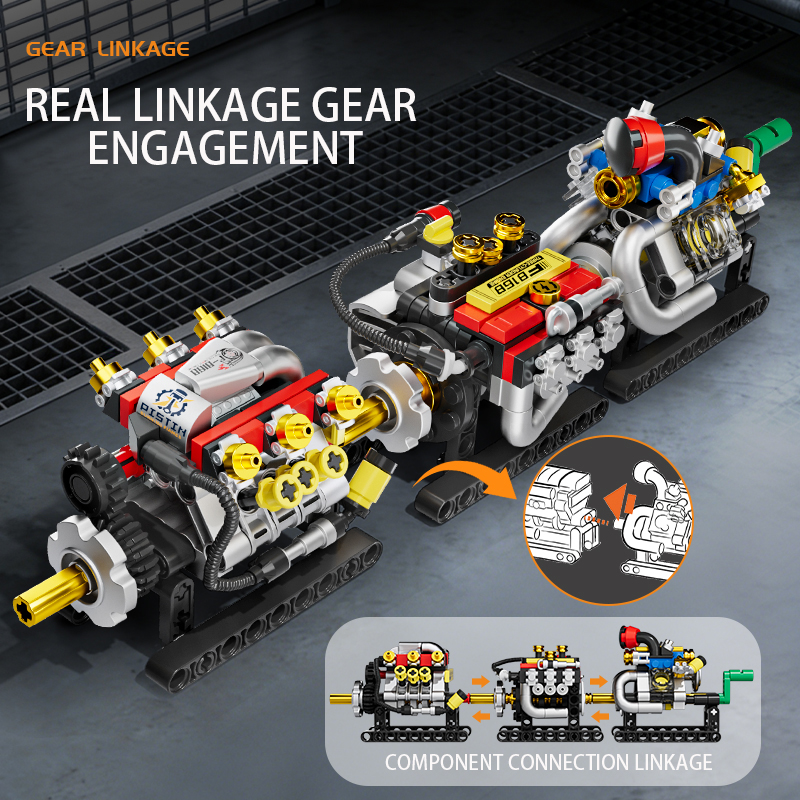 Mini Engine 2/3/4/6/8 Cylinder - Kids Toys Box recension och pris