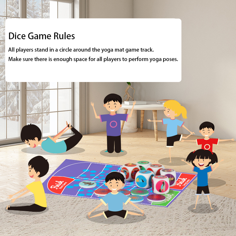Yoga Dice Toy Fun Exercise Dic - Kids Yoga Toys recension och pris