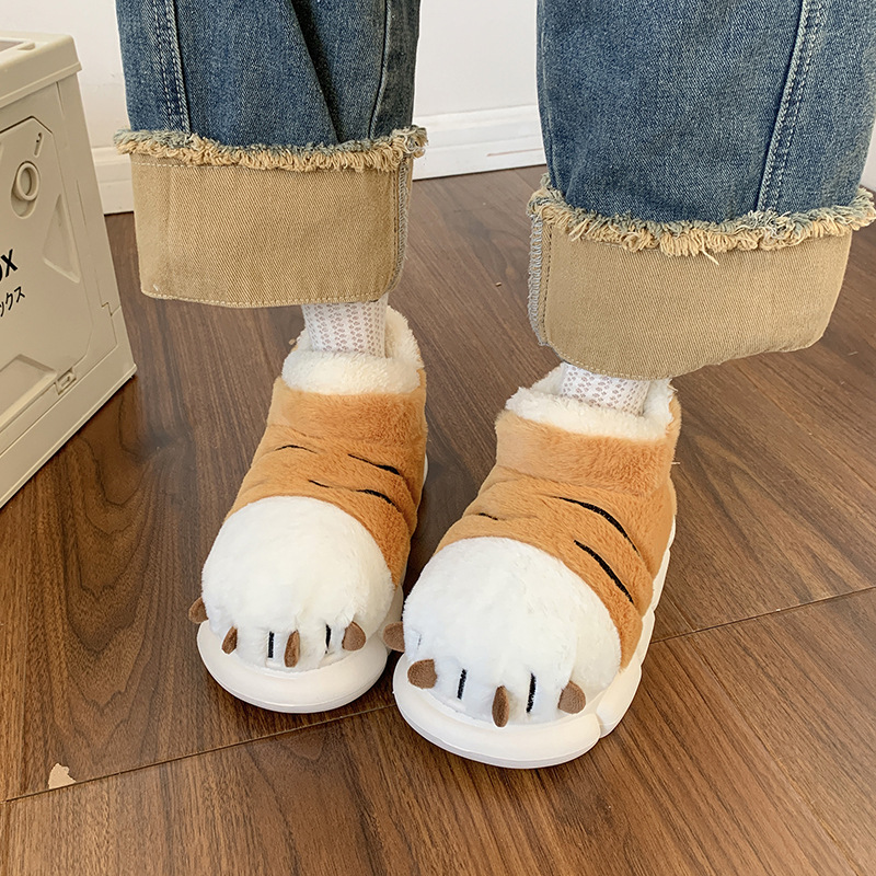 Cute Cartoon Fluffy Slippers F - Soft Plush Doll recension och pris