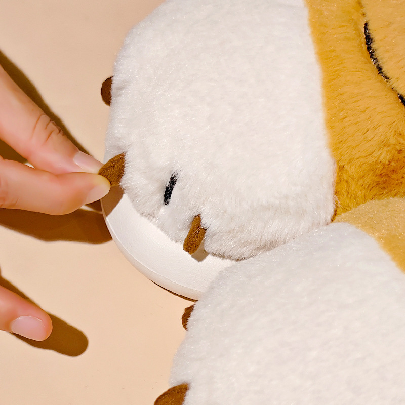 Cute Cartoon Fluffy Slippers F - Soft Plush Doll recension och pris