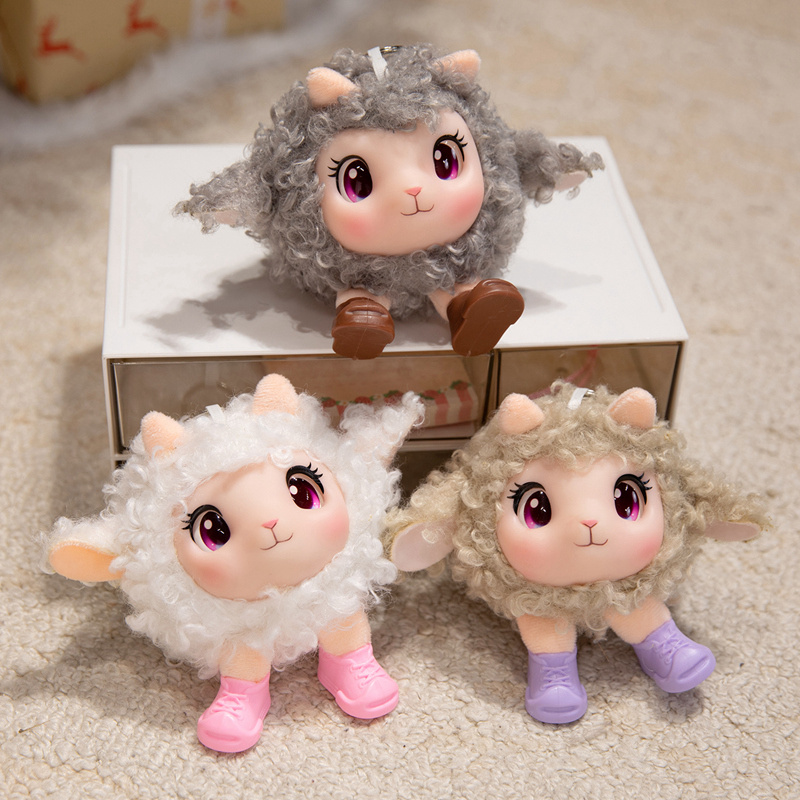 Kawaii Lamb Plush Toy Soft Vin - Soft Plush Doll recension och pris