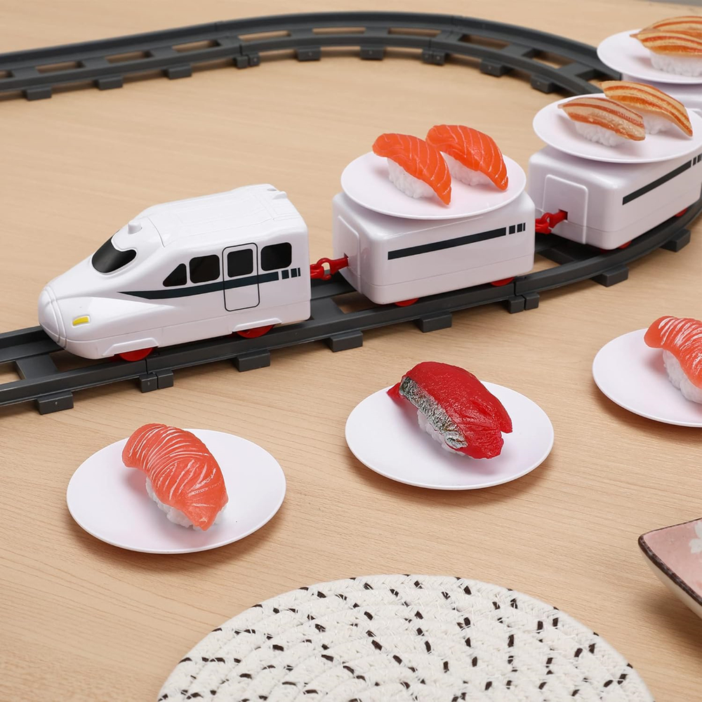 Electric Sushi Train Set Rotat - Kids Toys Kitchen Set recension och pris