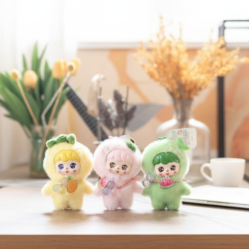 Cute Fruit Plush Doll Keychain - Soft Plush Doll recension och pris