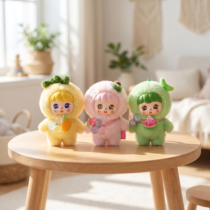 Cute Fruit Plush Doll Keychain - Soft Plush Doll recension och pris