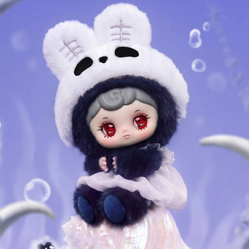 Tarti Skull Panda Vinyl Plush  - Soft Plush Doll recension och pris