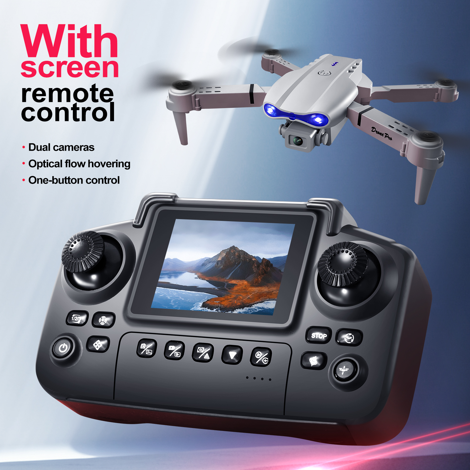 2025 New E88 E99 Upgraded Dron - Kids Toys Helicopter recension och pris