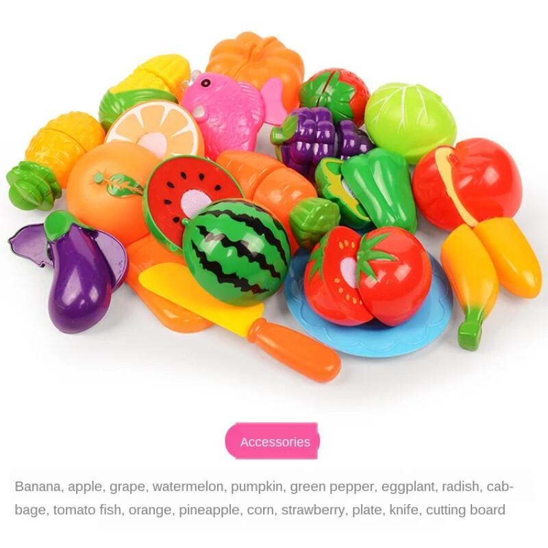Cutting Play Food Set For Kids - Kids Toys Kitchen Set recension och pris
