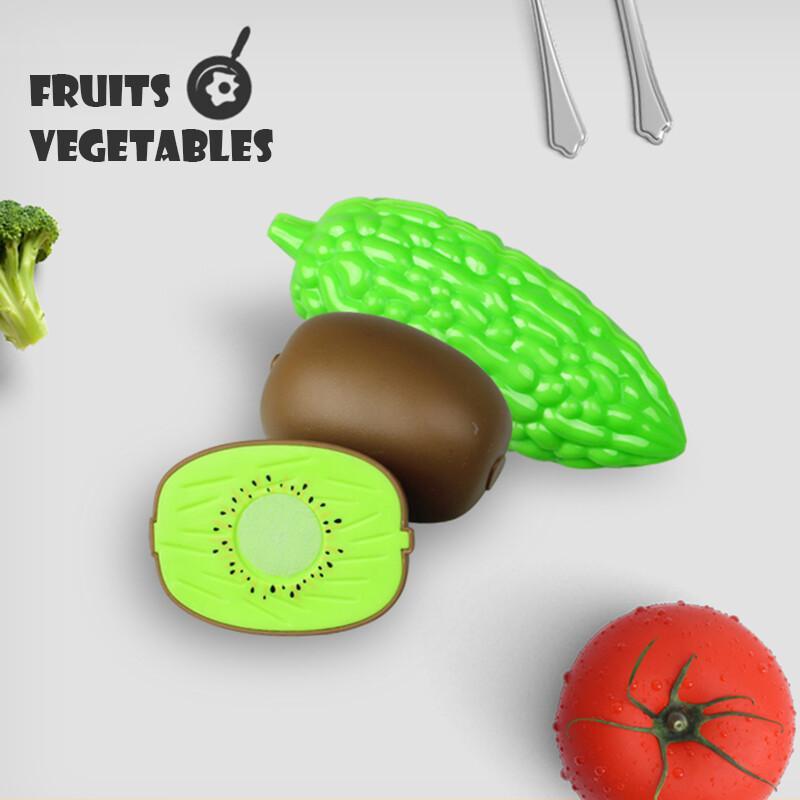 Cutting Play Food Set For Kids - Kids Toys Kitchen Set recension och pris