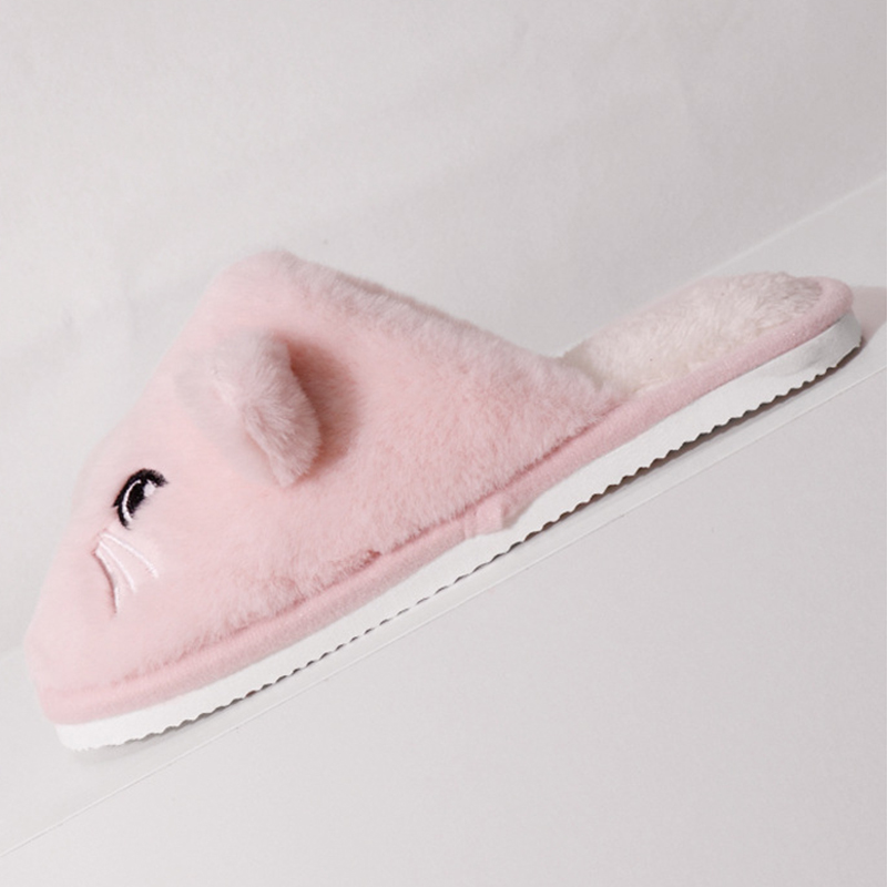 Cartoon Cat Home Slippers for  - Soft Plush Doll recension och pris