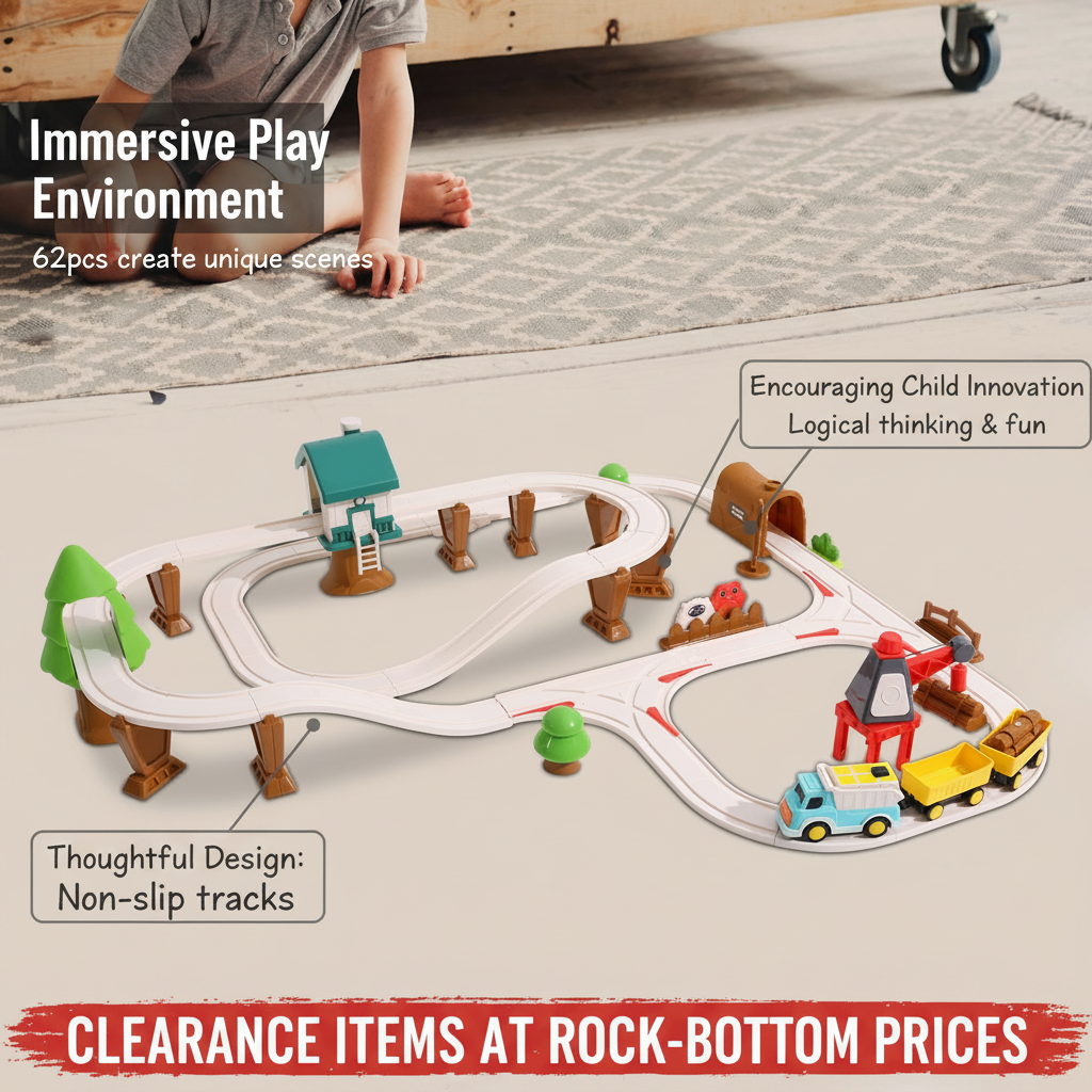 Clearance Sale Giant City Trac - Kids Toys Sale Clearance recension och pris
