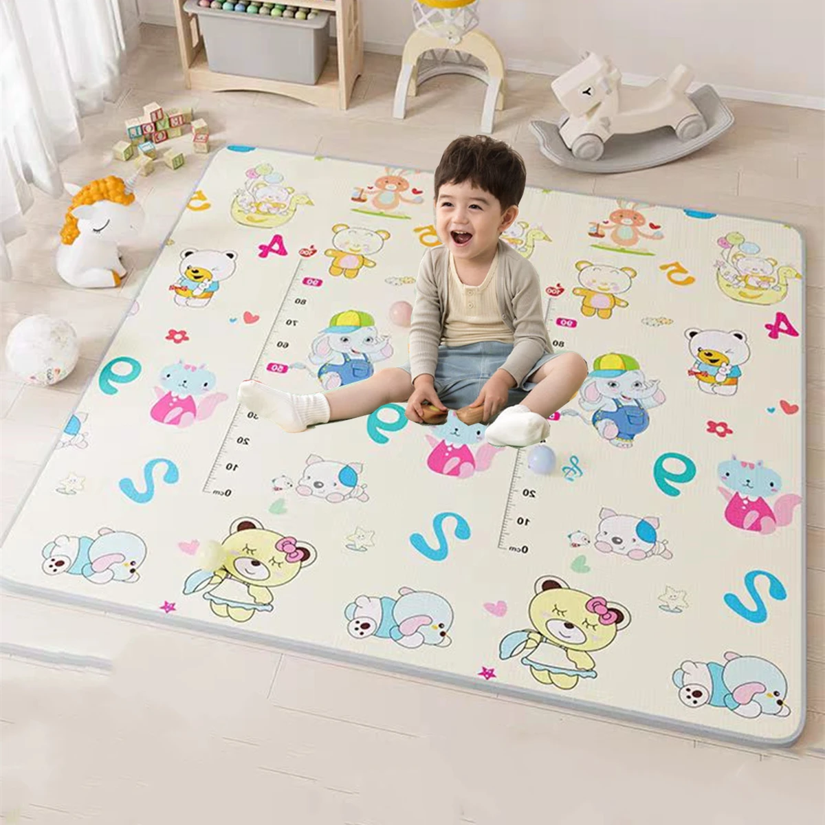 Baby Play Mat Waterproof Soft  - Kids Yoga Toys recension och pris