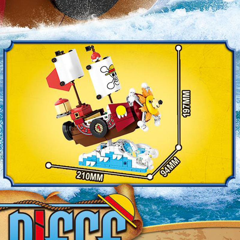 In Stock One Piece Pirate Ship - Kids Toys Box recension och pris