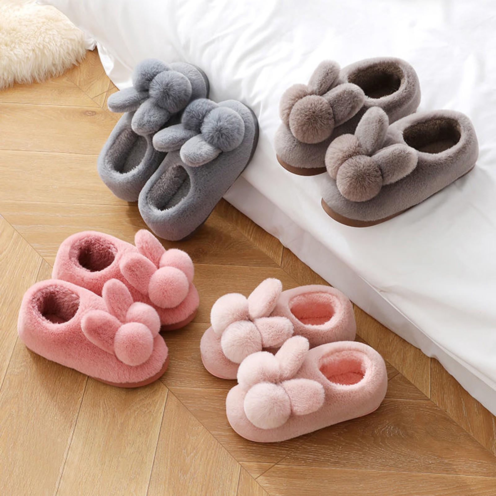 Winter Warm Cotton Slippers fo - Soft Plush Doll recension och pris